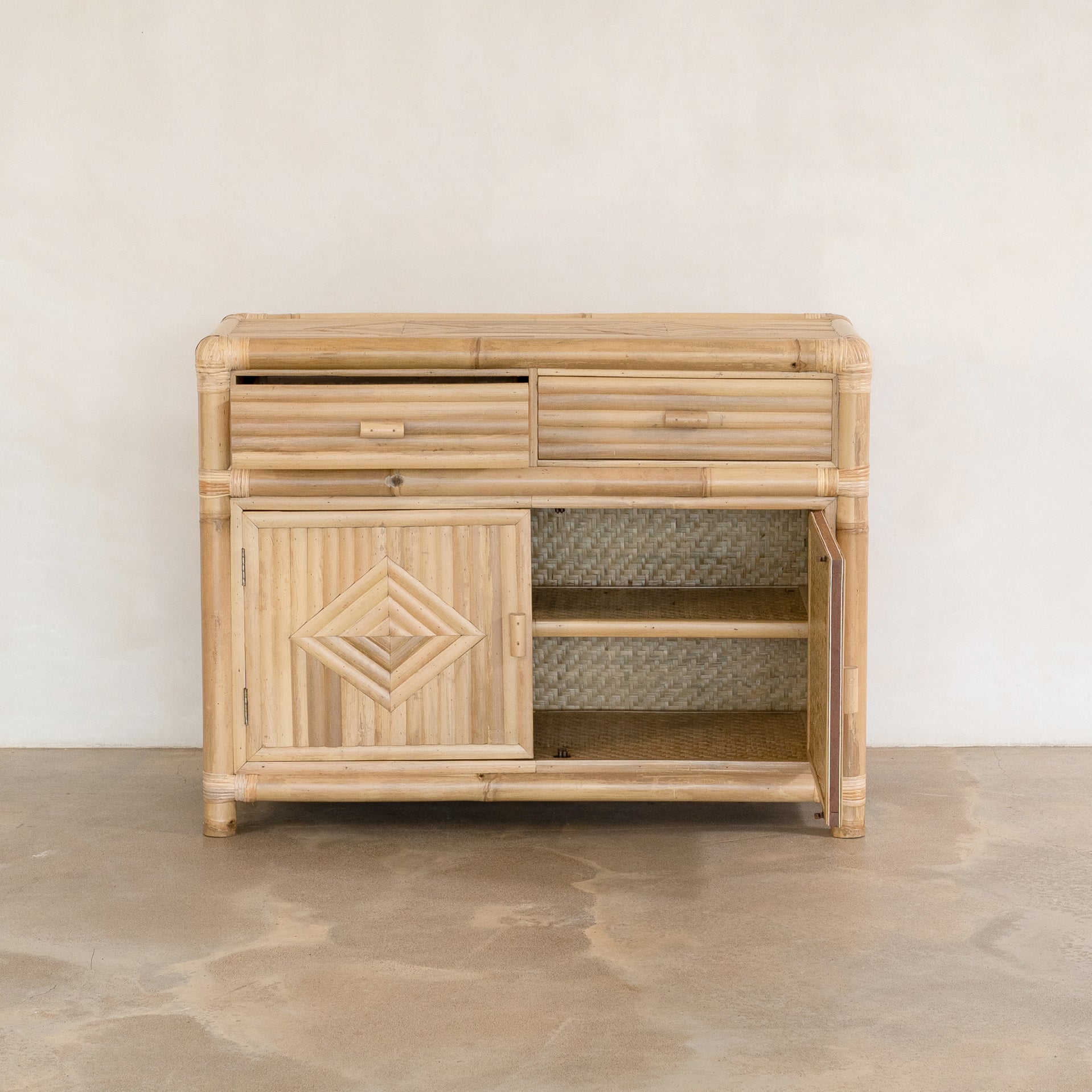 Studio Bamboo Console - 2 Drawer