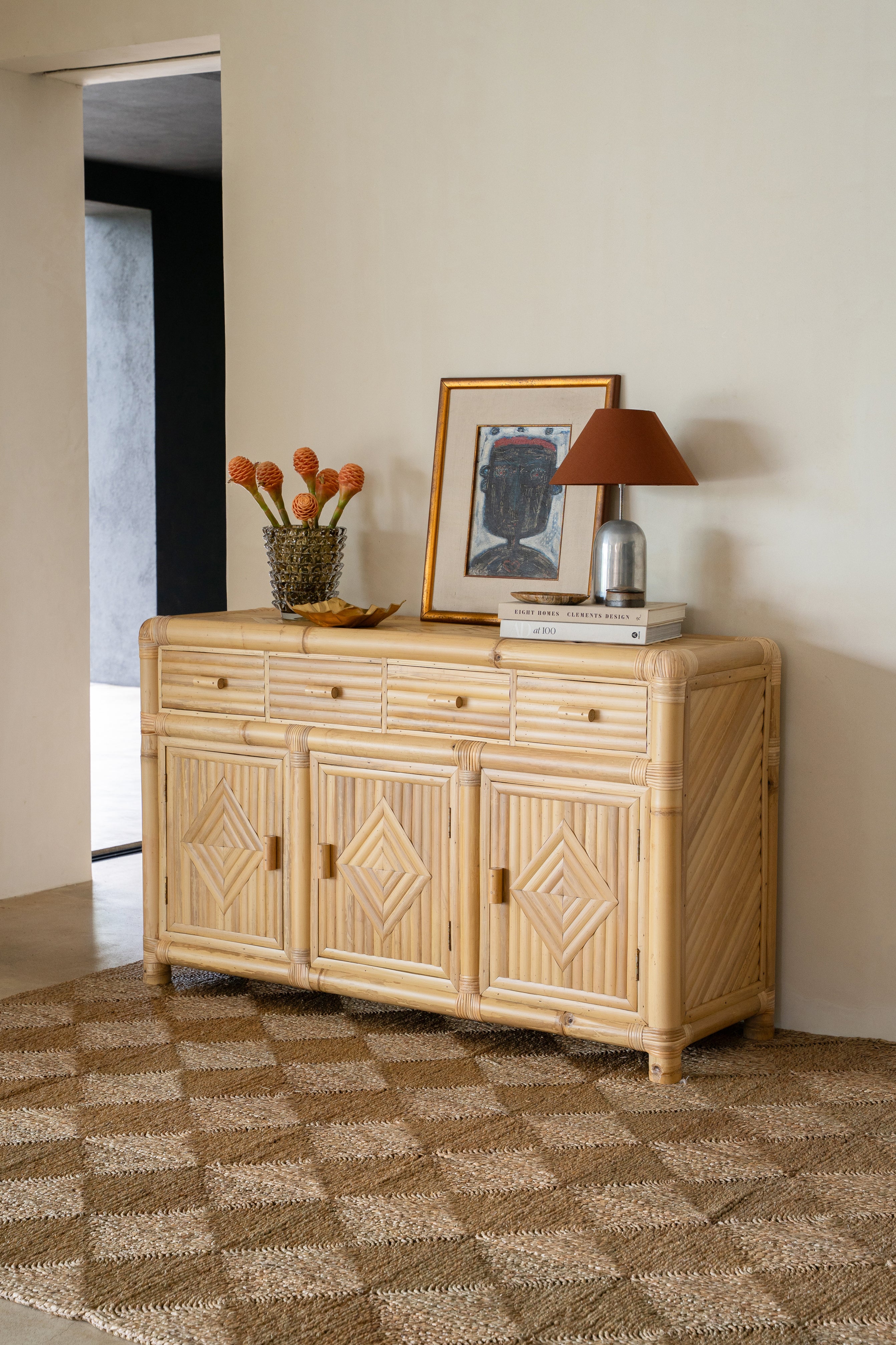 Studio Bamboo Large Console - 4 Drawer