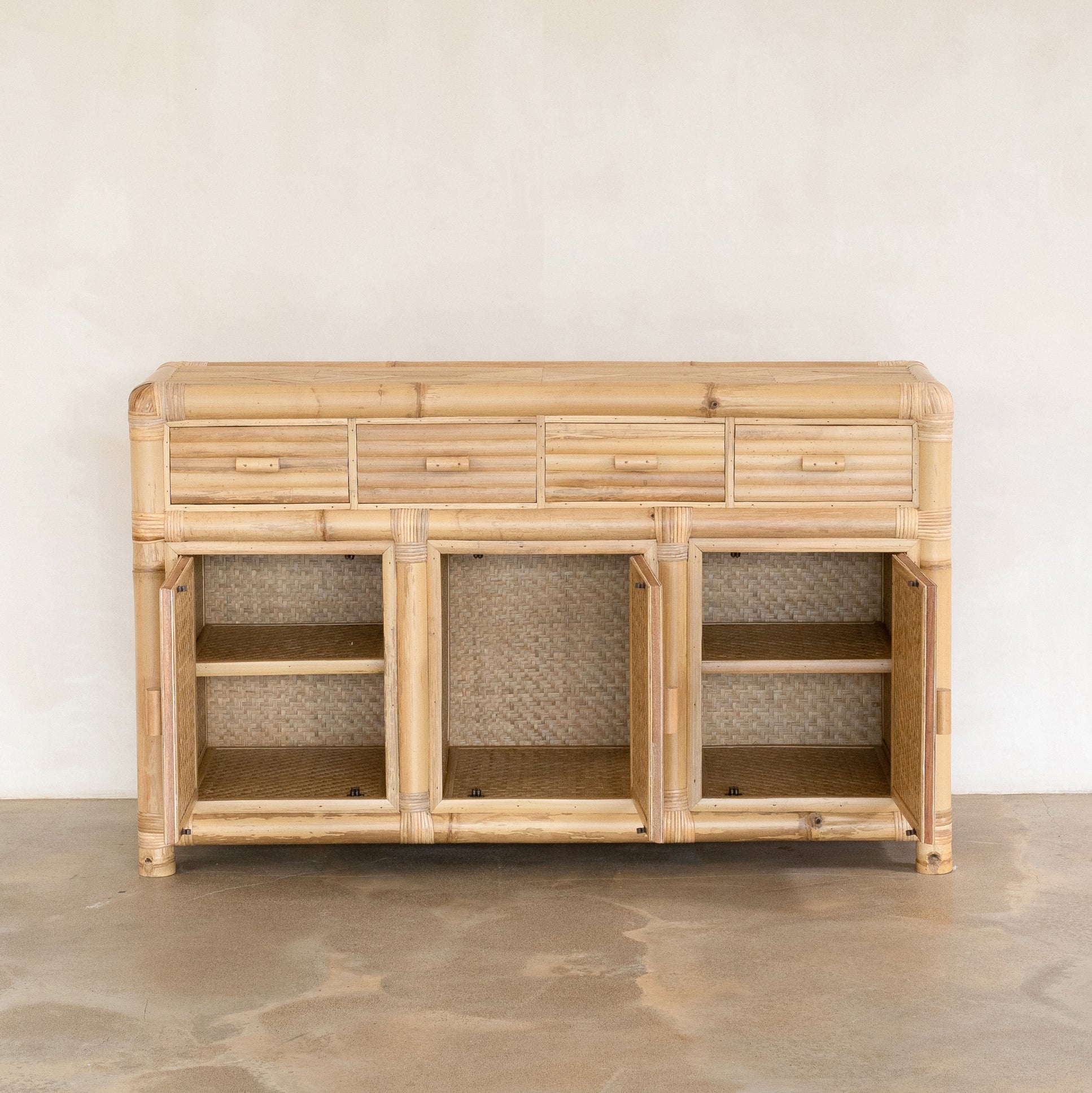 Studio Bamboo Large Console - 4 Drawer