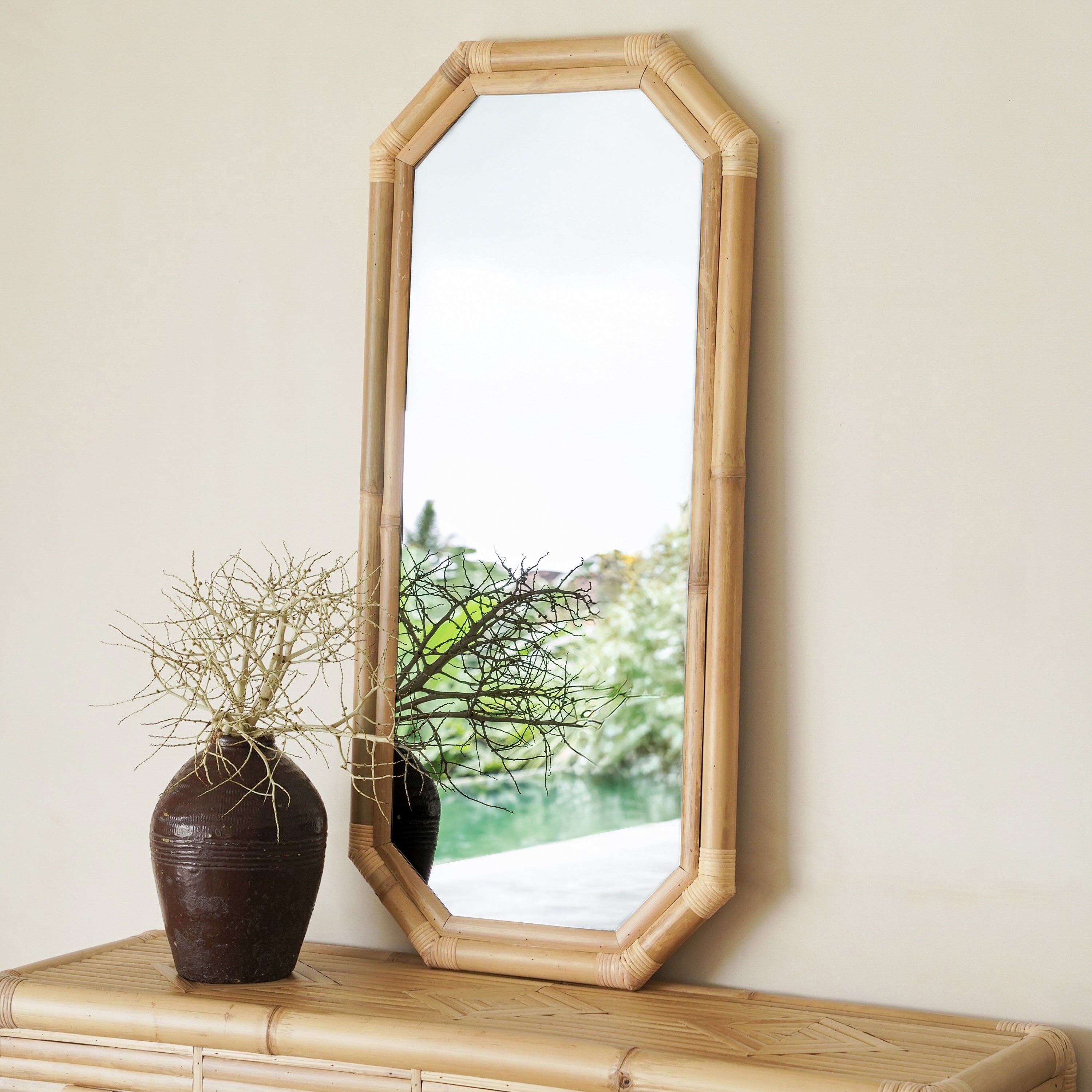 Studio Bamboo Mirror - Octagonal