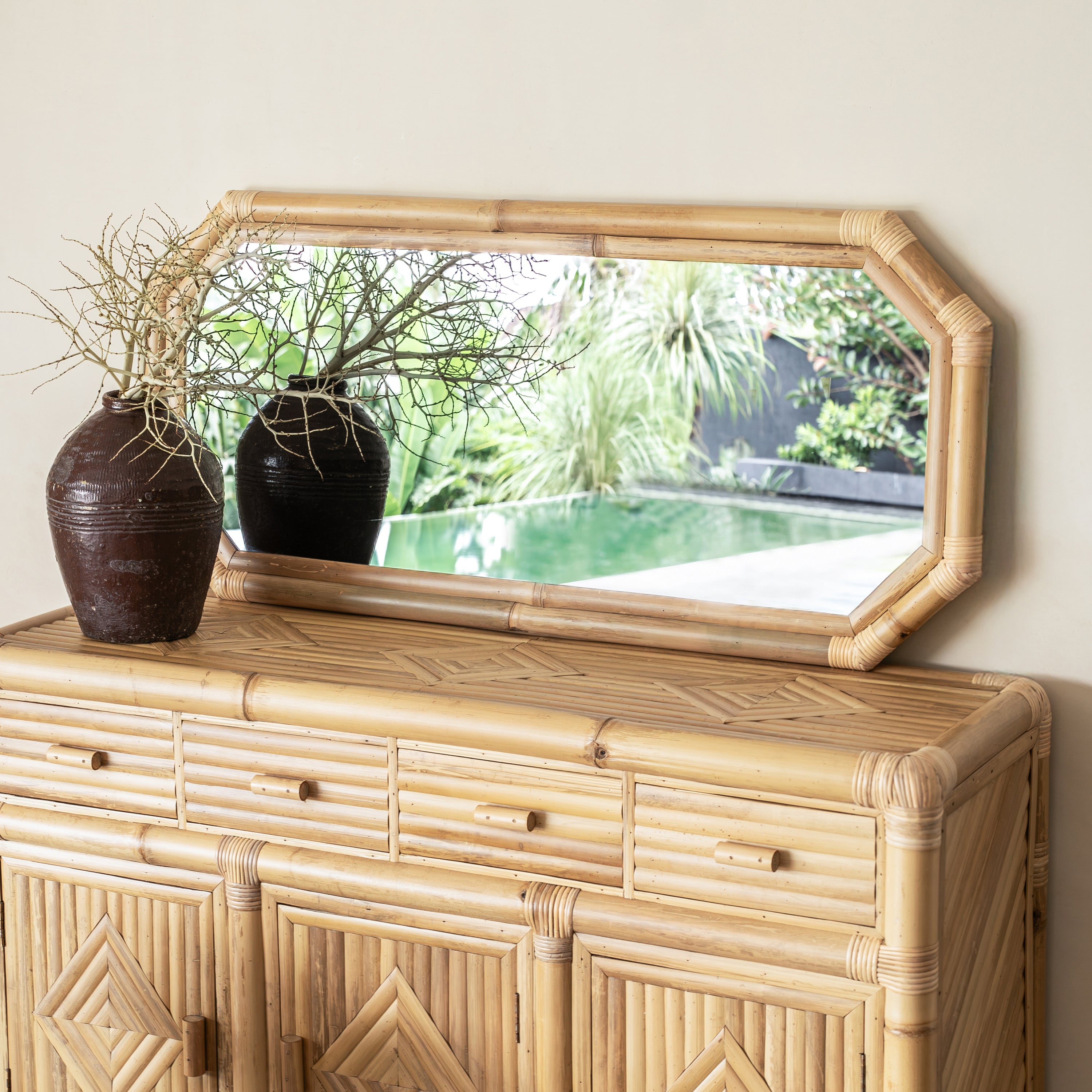 Studio Bamboo Mirror - Octagonal