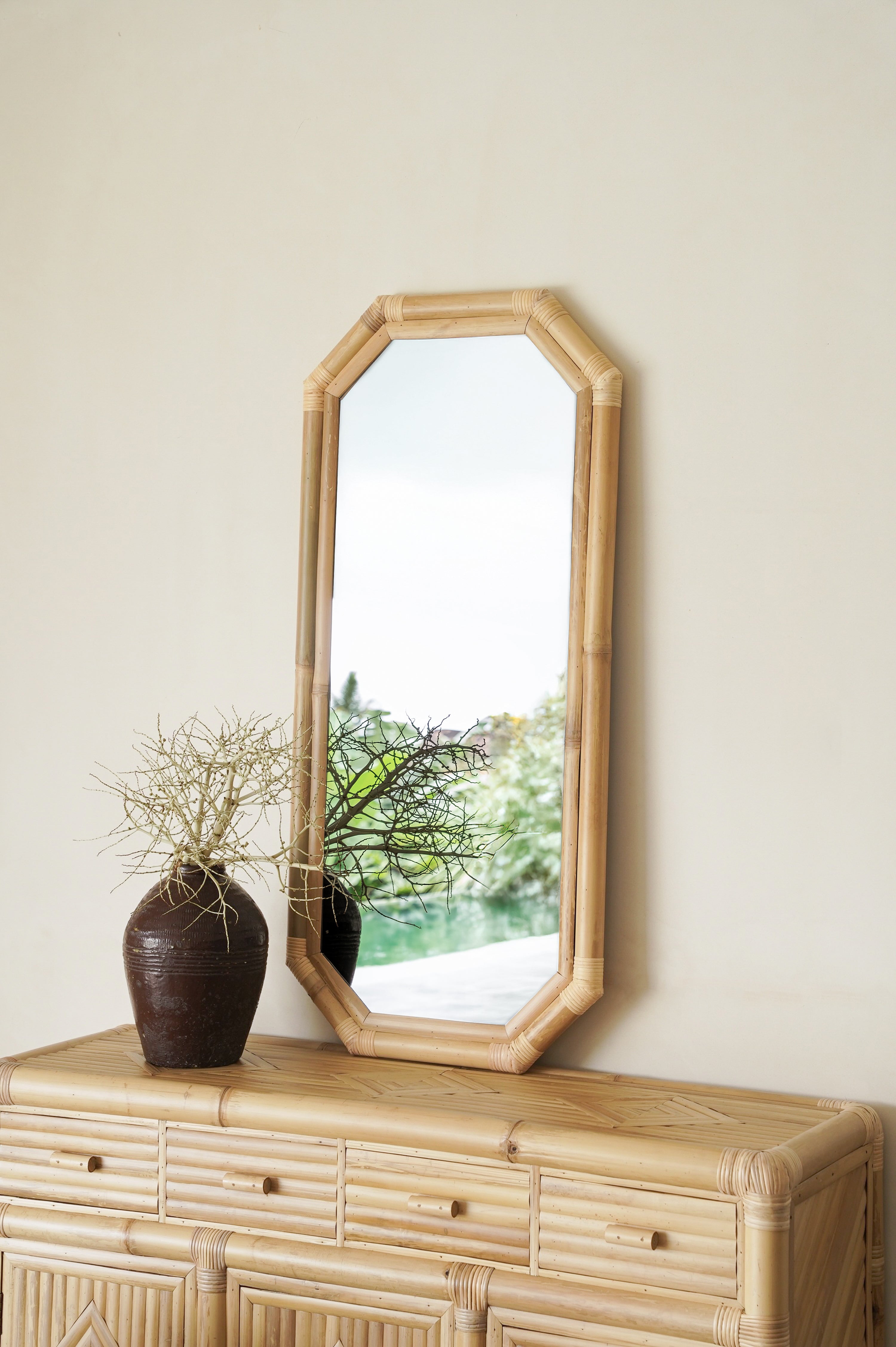 Studio Bamboo Mirror - Octagonal