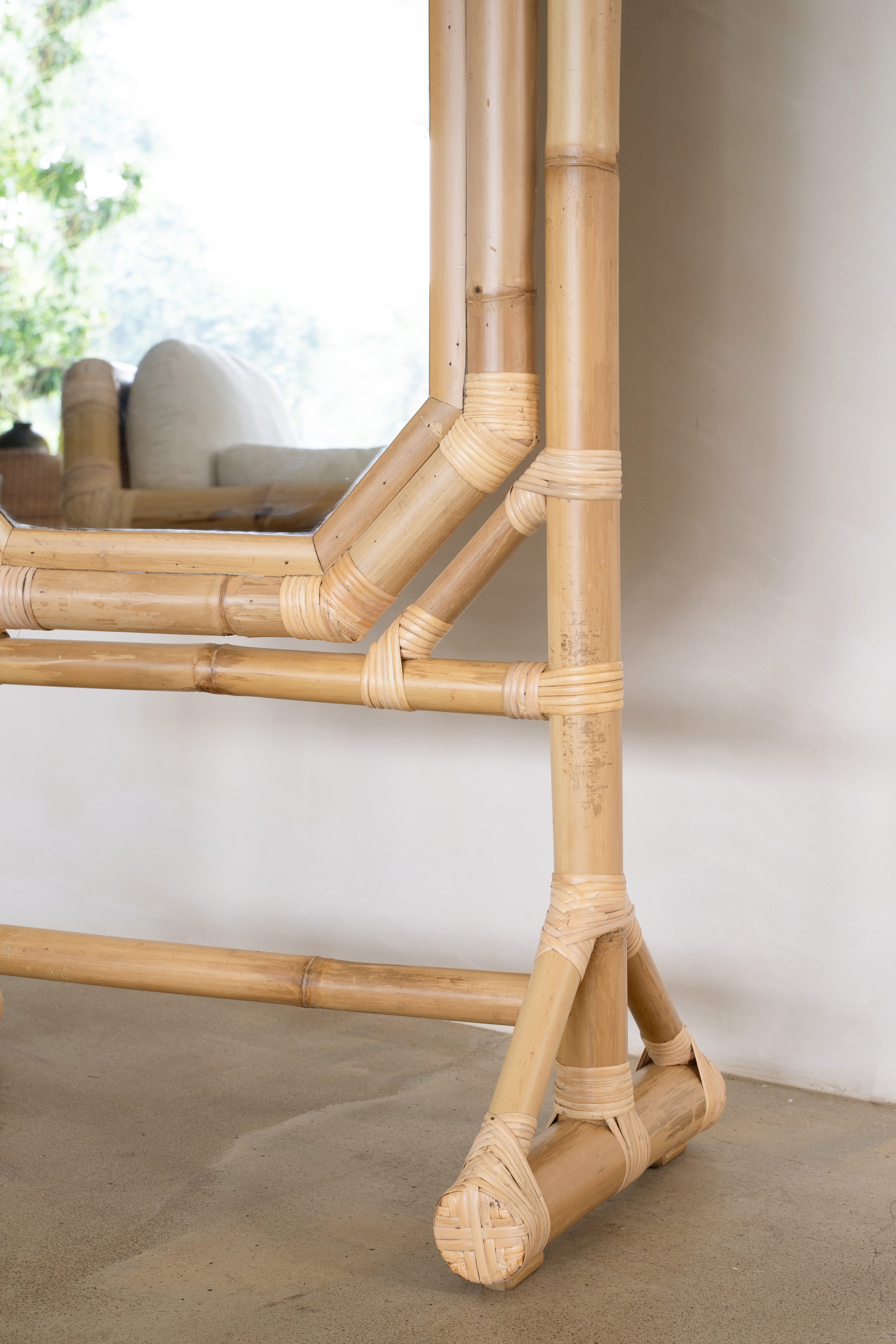 Studio Bamboo Standing Mirror