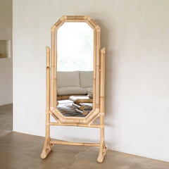Studio Bamboo Standing Mirror