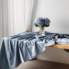 Monaco Tablecloth & Serviettes - Denim