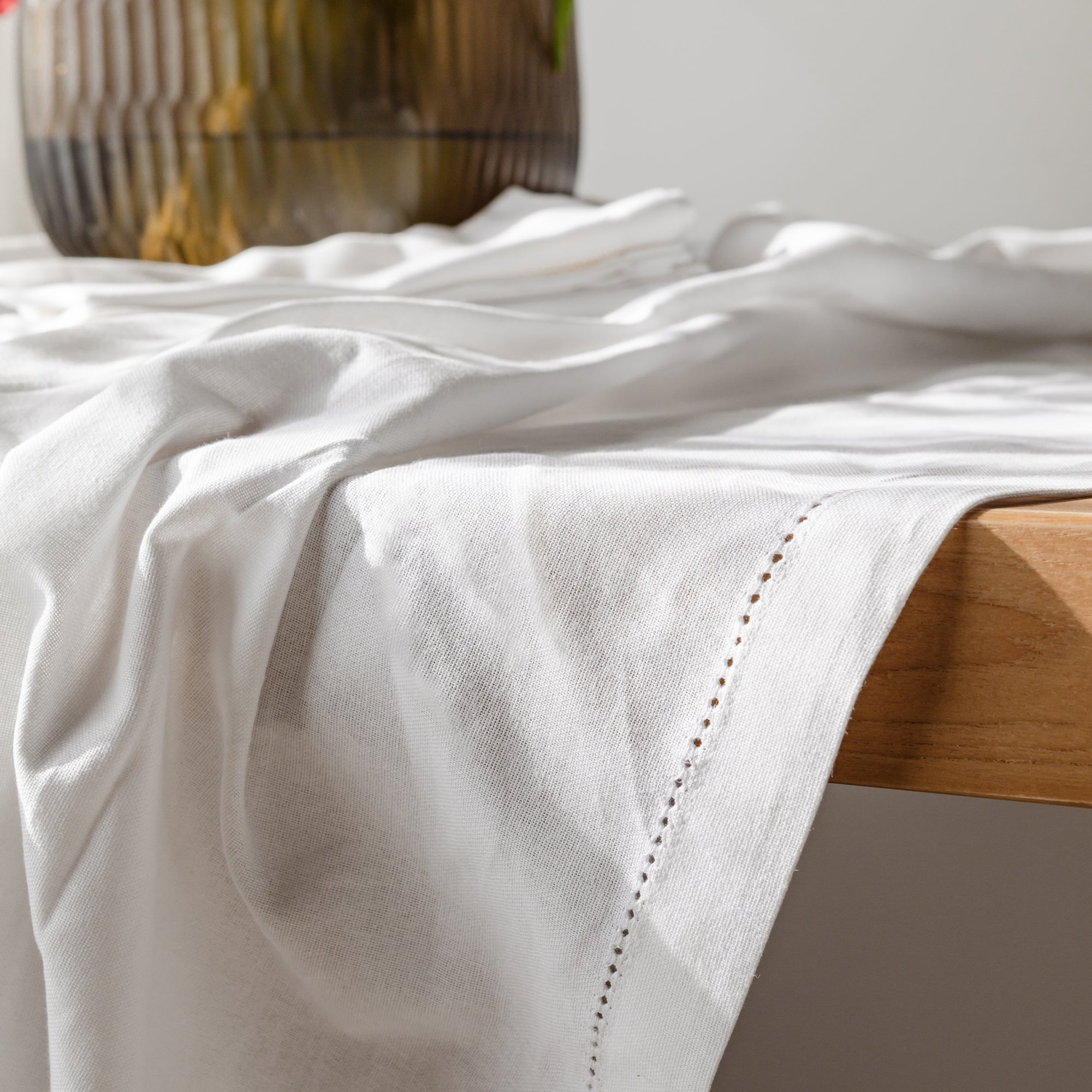 Monaco Tablecloth - White