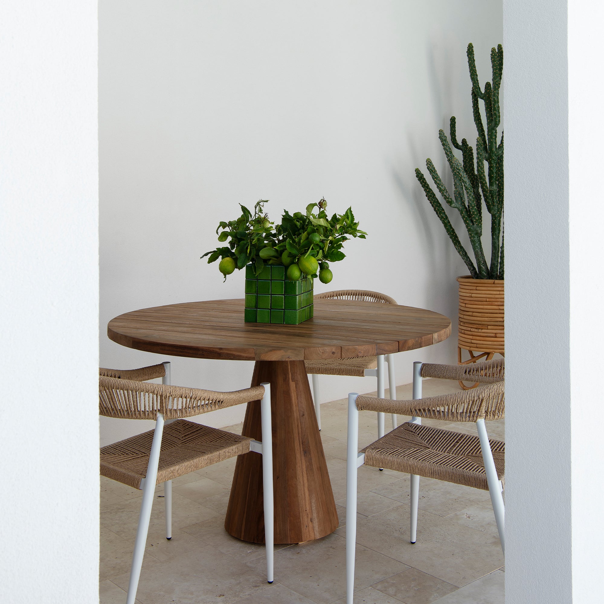 Maple Teak Outdoor Table