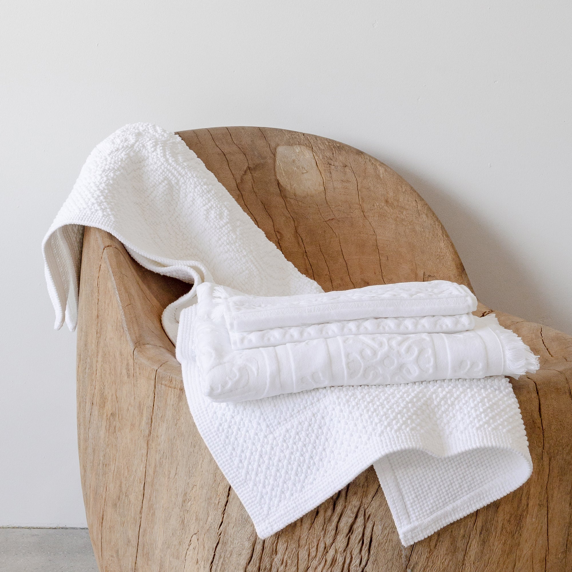 Hamman Bath Mat - White