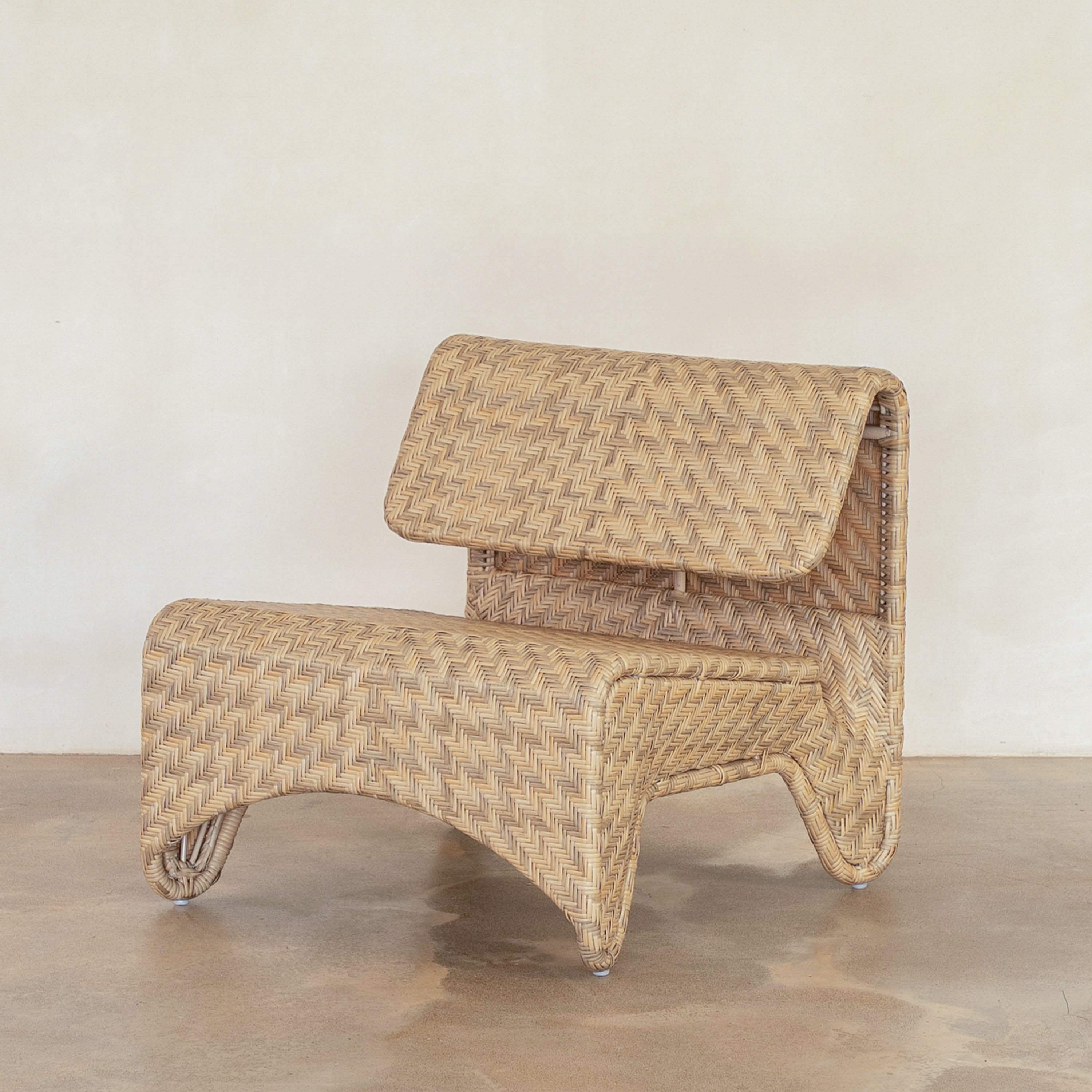 Zaza Outdoor Chair - Natural Hex Weave