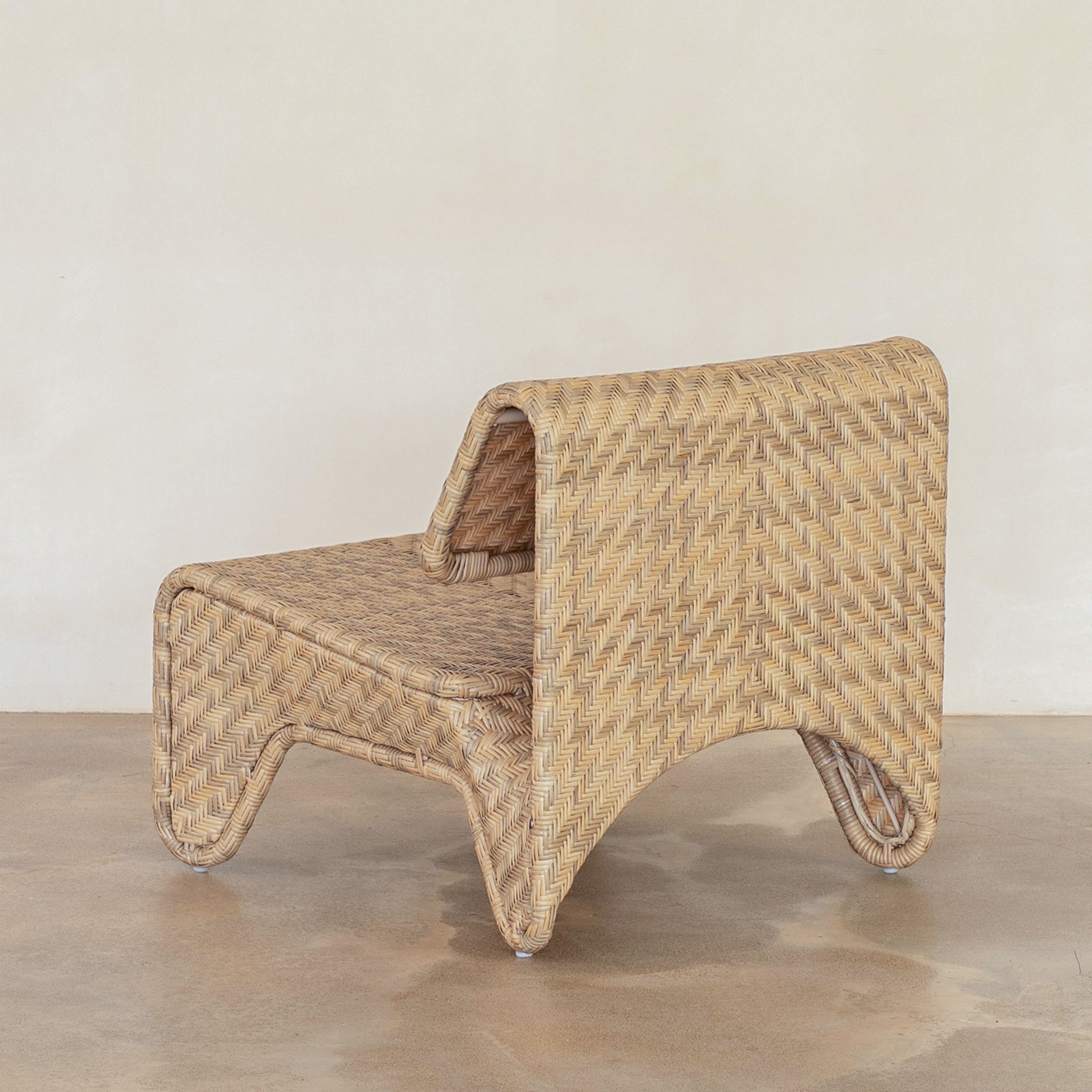 Zaza Outdoor Chair - Natural Hex Weave