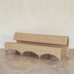 Zaza Outdoor Sofa - Natural Hex Weave