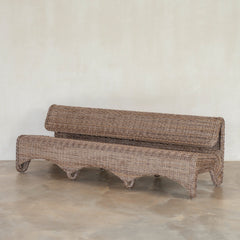 Zaza Outdoor Sofa - Husk Round Weave