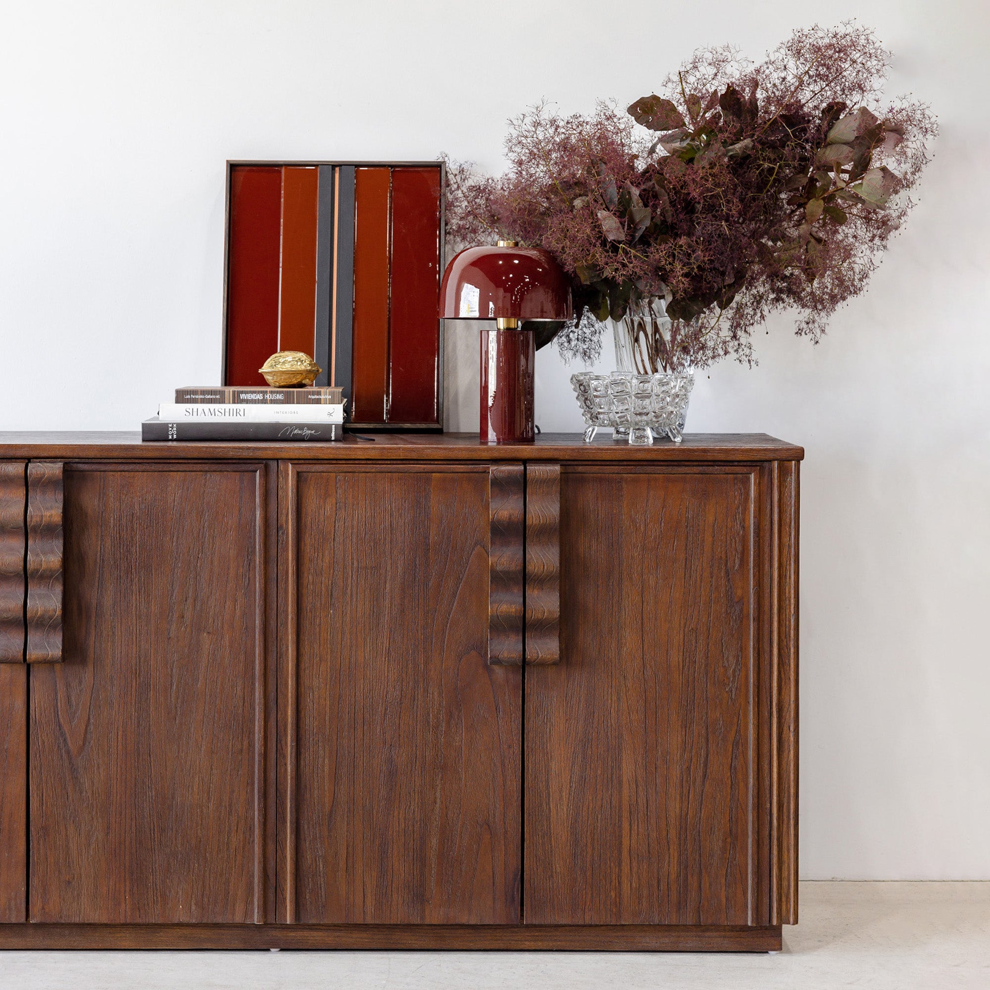Astoria 4 Door Buffet - Rustic Walnut