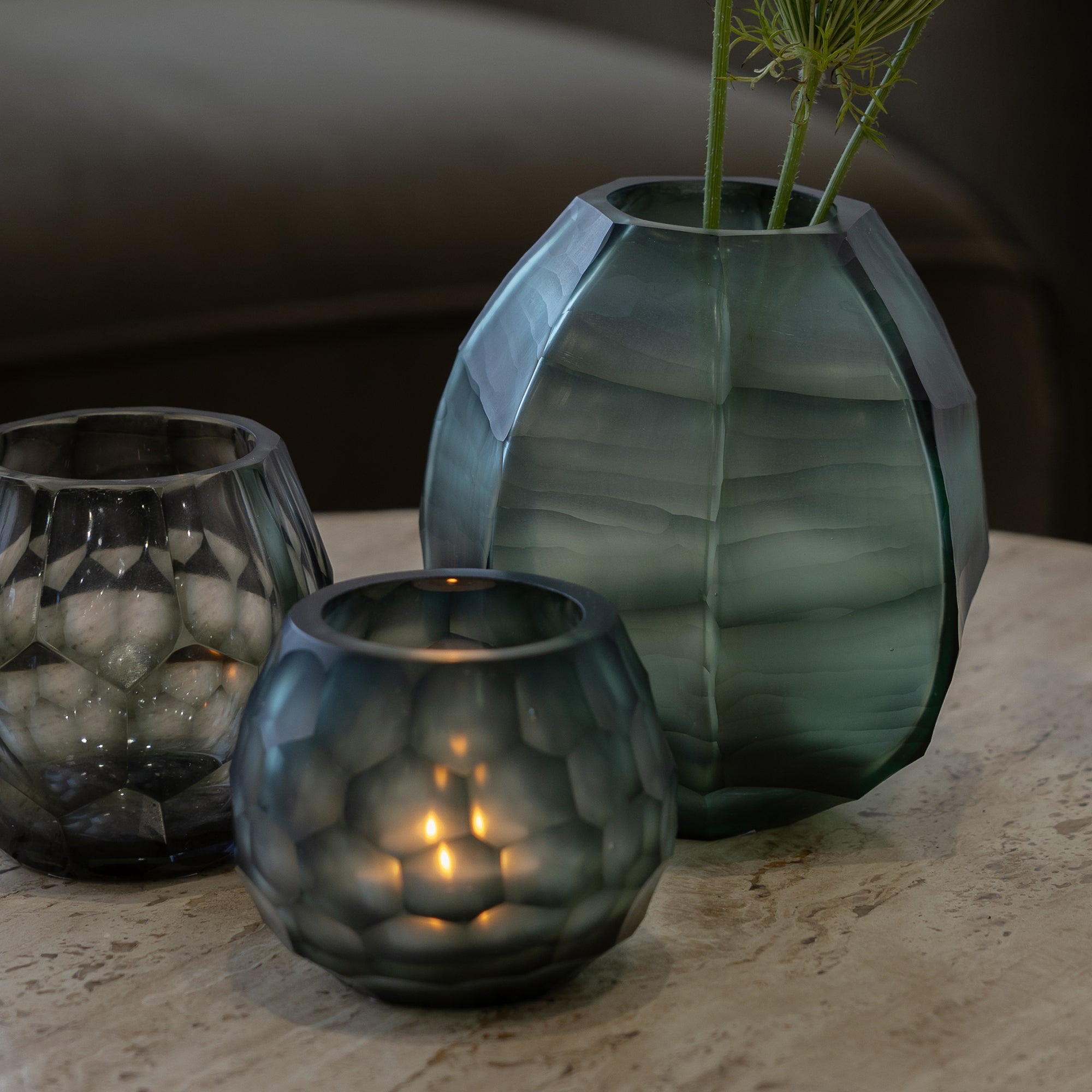 Avisa Nerida Votive - Blue