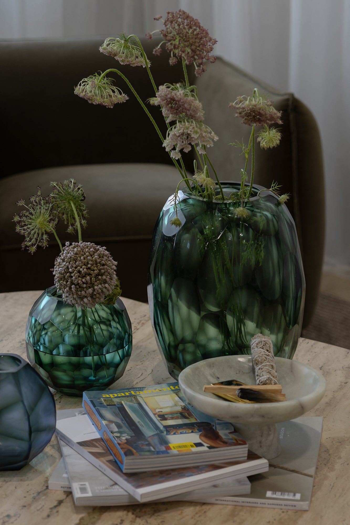 Avisa Sirena Vase - Aqua