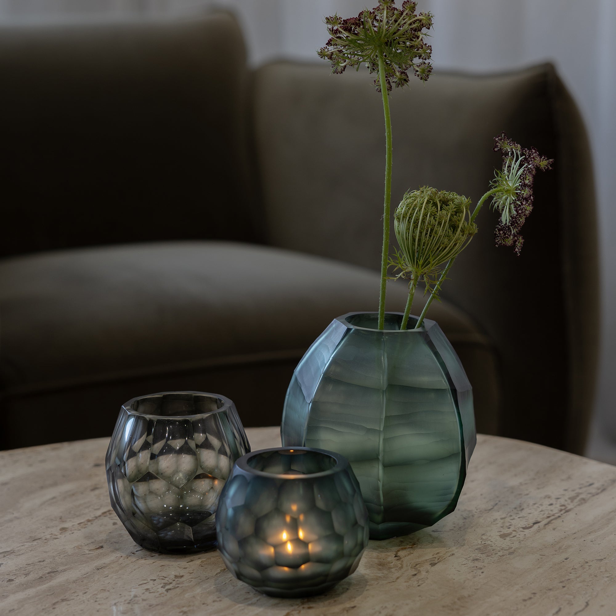 Avisa Tarni Vase - Aqua