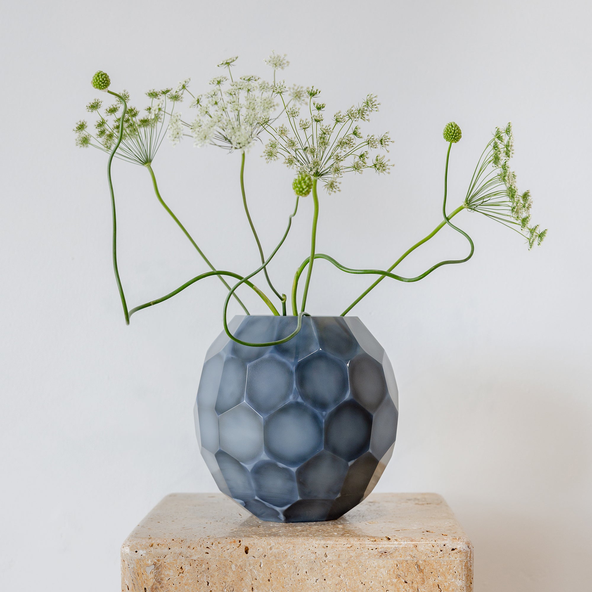 Avisa Varinda Vase - Milky Grey
