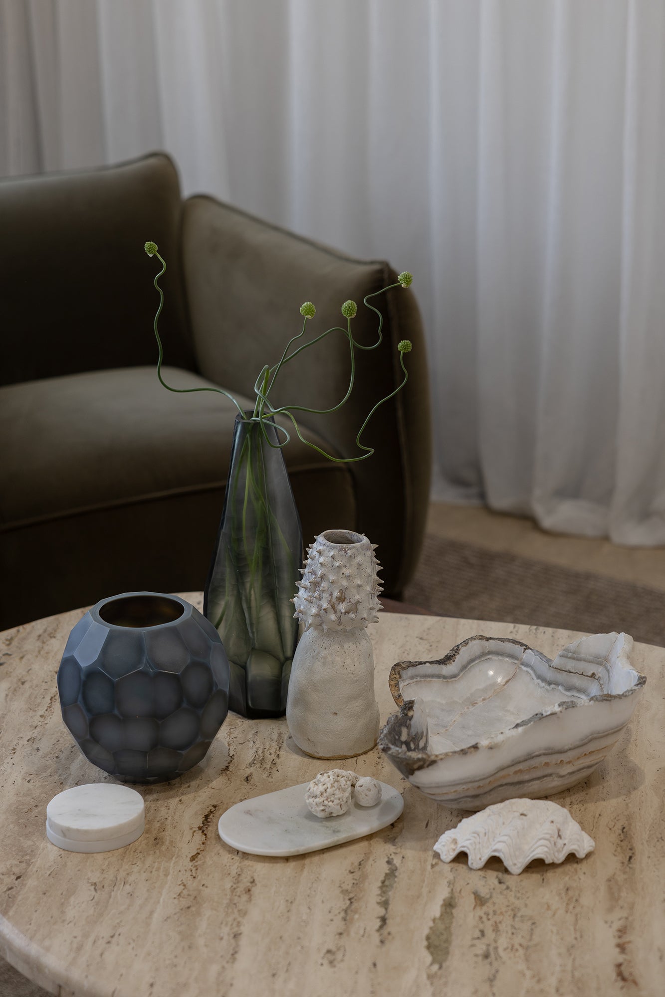 Avisa Varinda Vase - Milky Grey