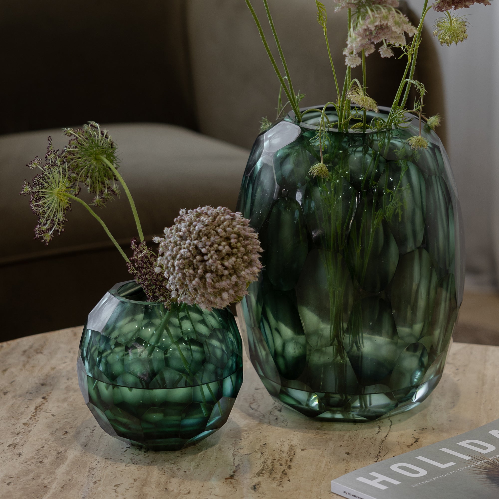 Avisa Varinda Vase - Aqua