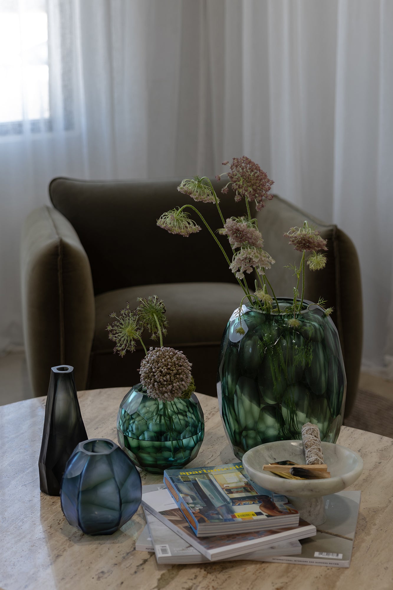 Avisa Varinda Vase - Aqua