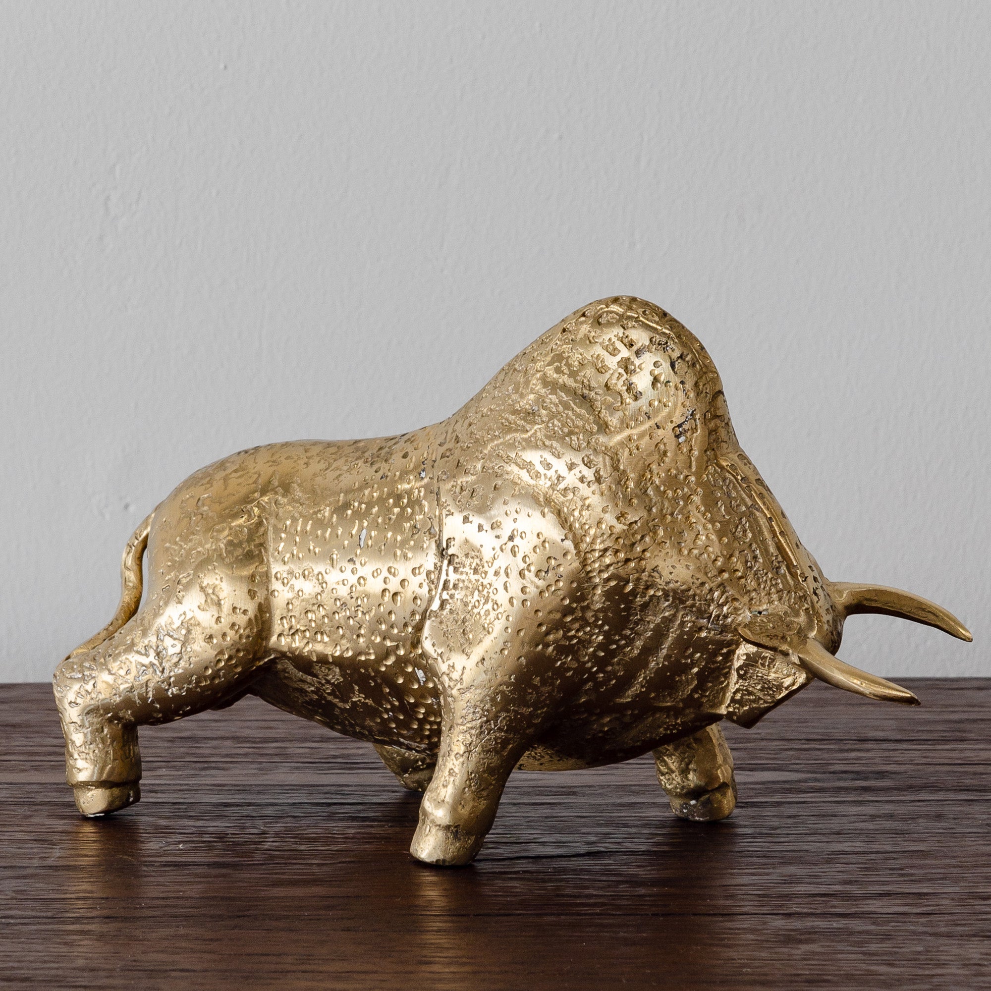 Brass Matador Bull