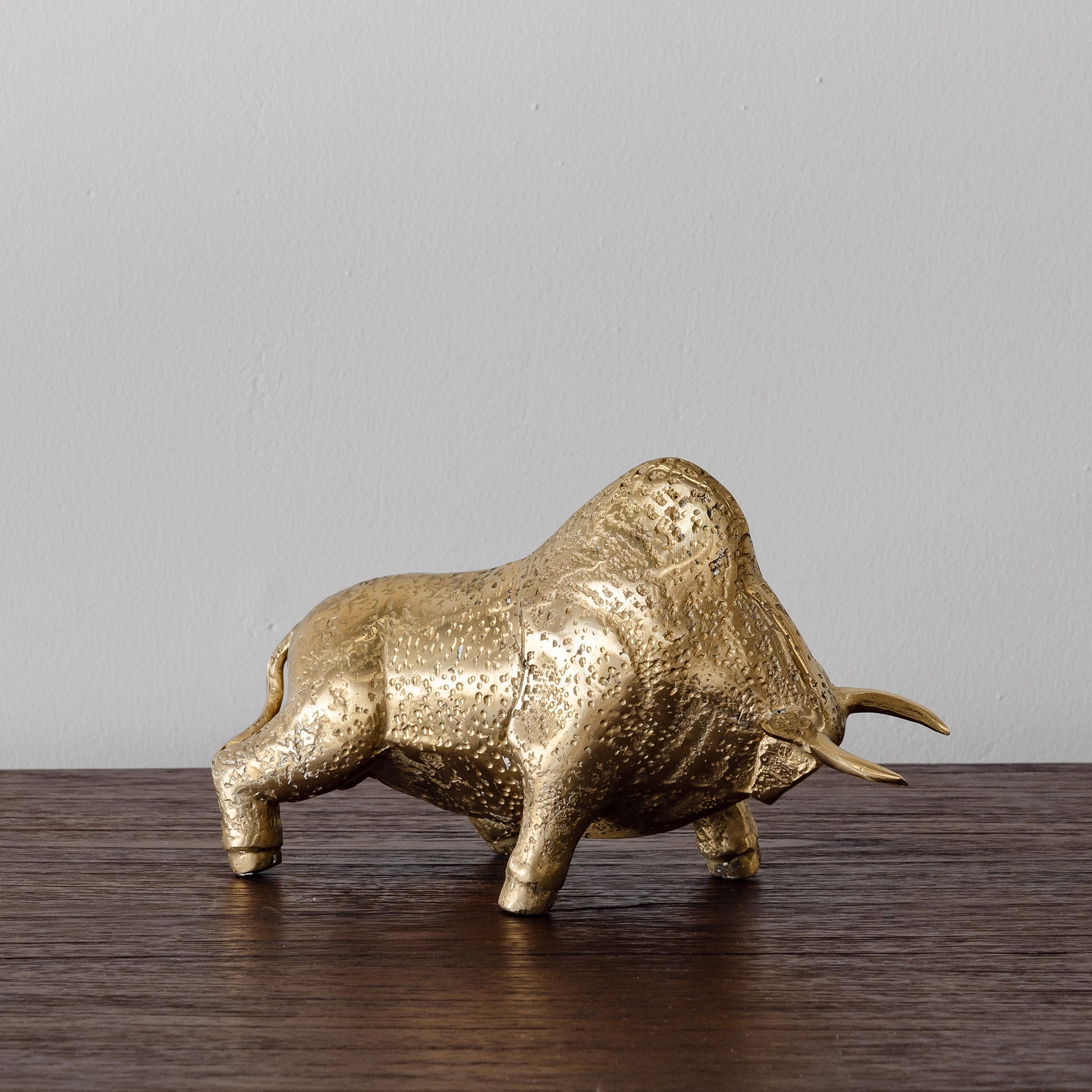 Brass Matador Bull