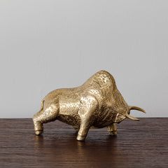 Brass Matador Bull