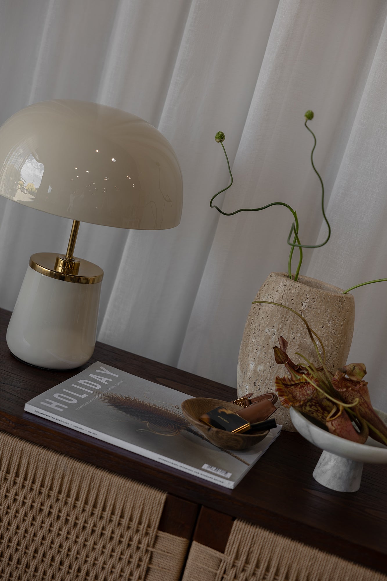 Chloe Table Lamp - Putty