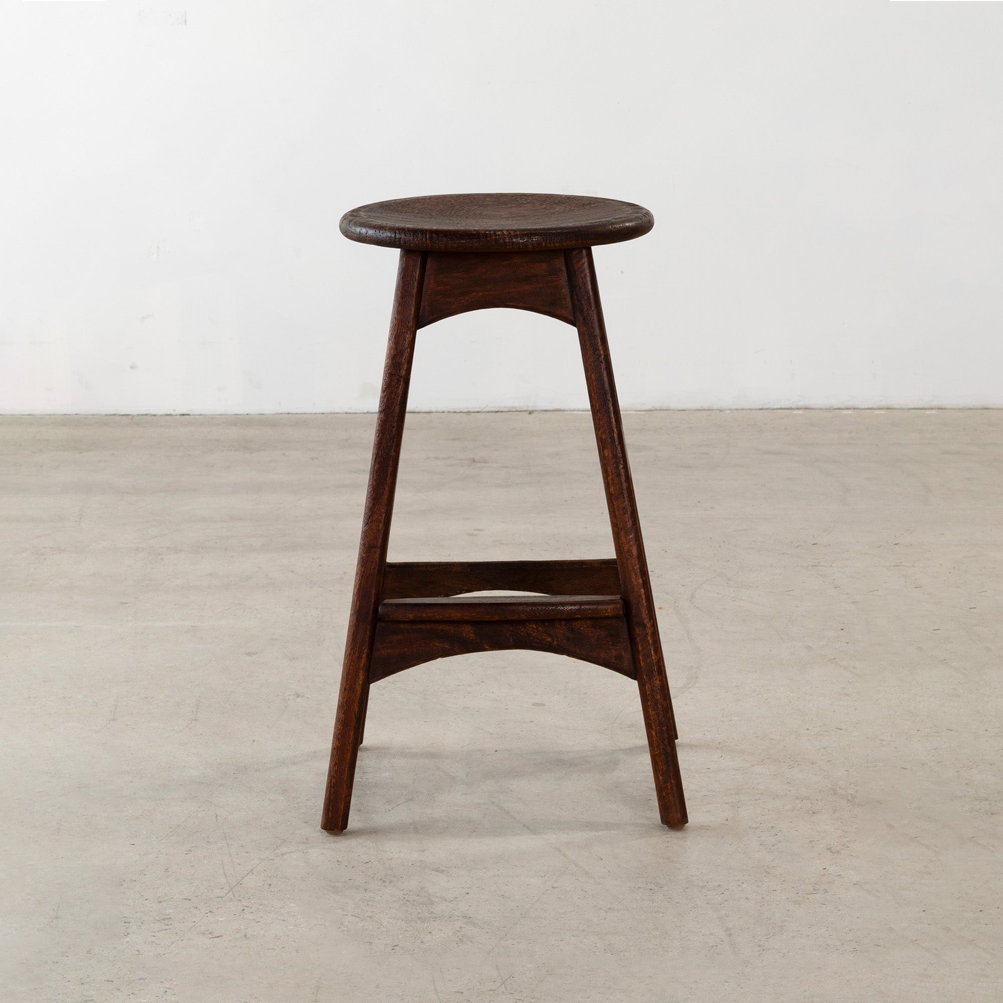 Deco Bar Stool - Rustic Walnut