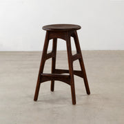 Deco Bar Stool - Rustic Walnut