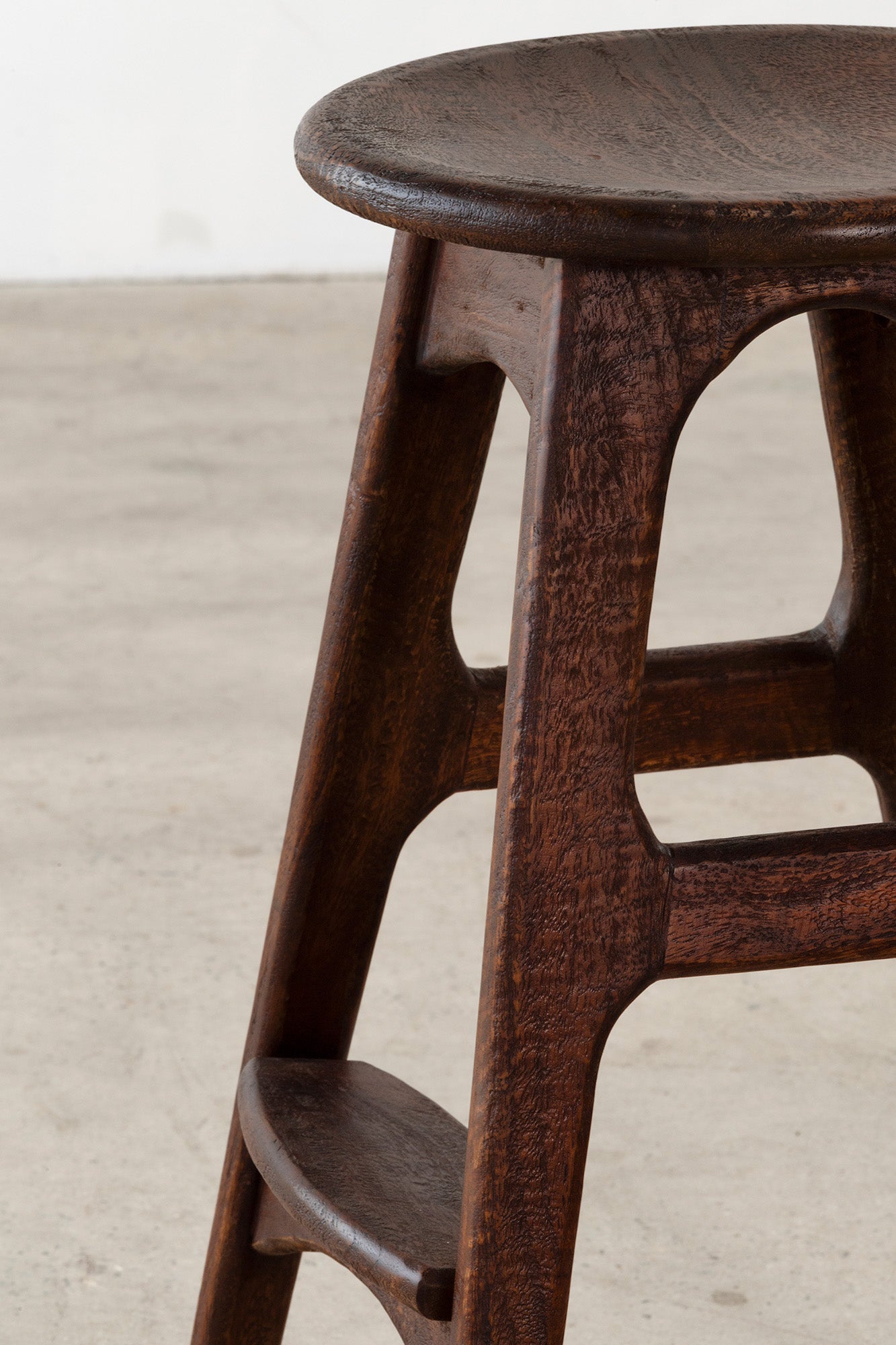Deco Bar Stool - Rustic Walnut