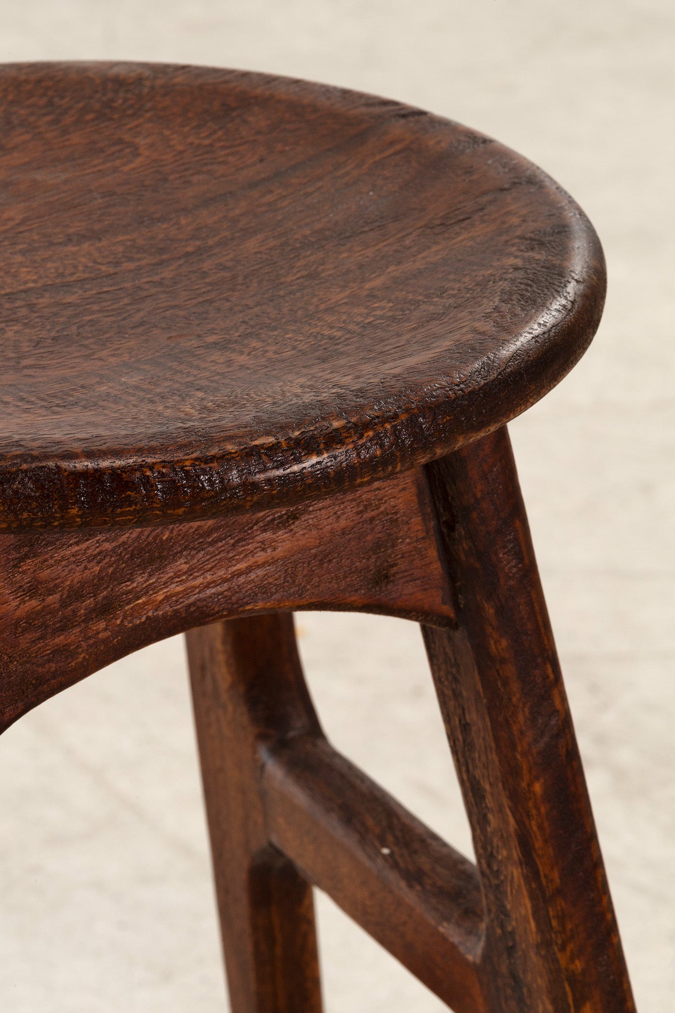 Deco Bar Stool - Rustic Walnut