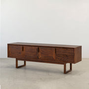Enzo Entertainment Unit - Rustic Walnut