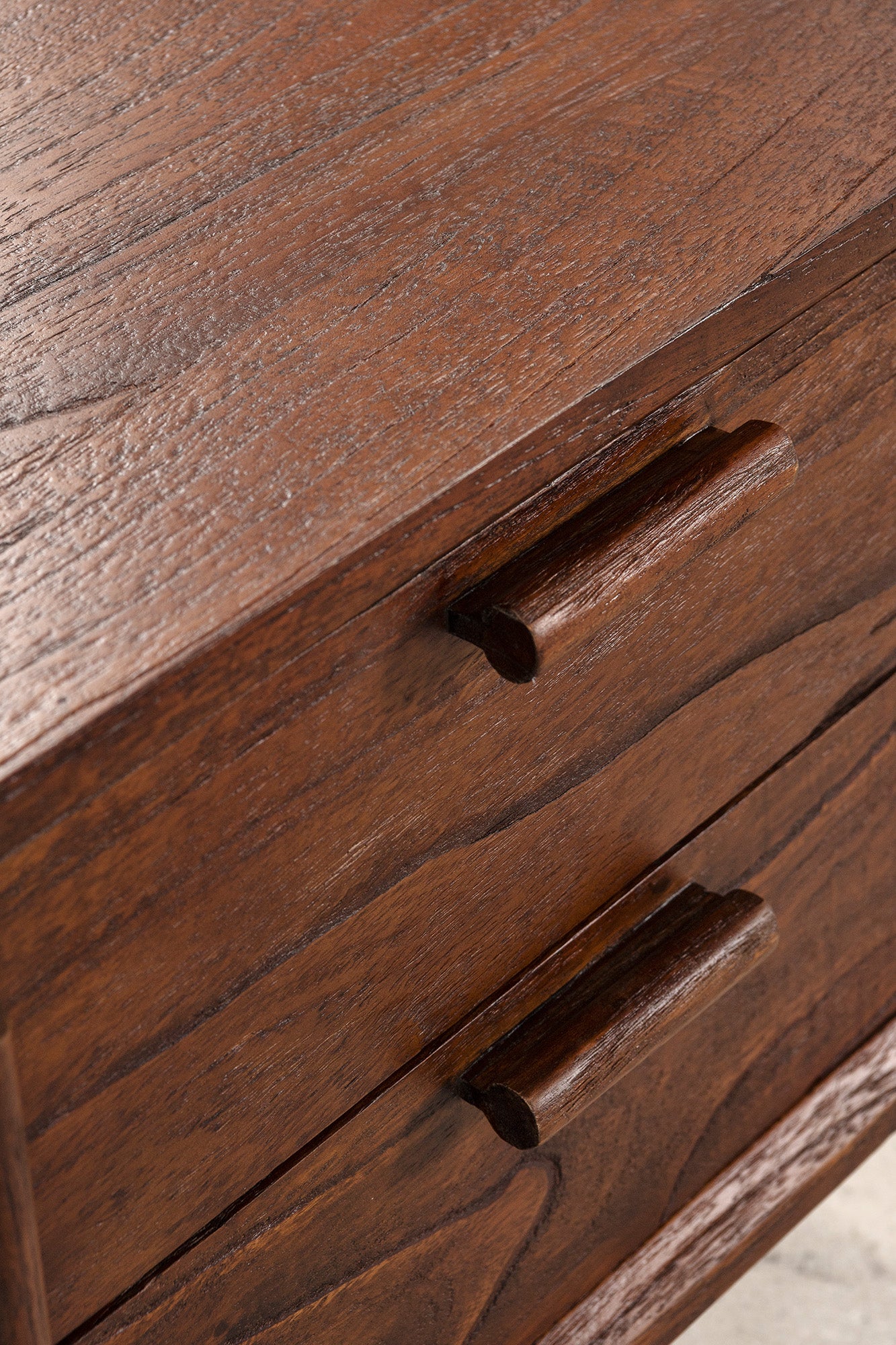 Enzo Entertainment Unit - Rustic Walnut