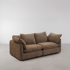 Kumo 2 Piece Modular Sofa - Chocolate