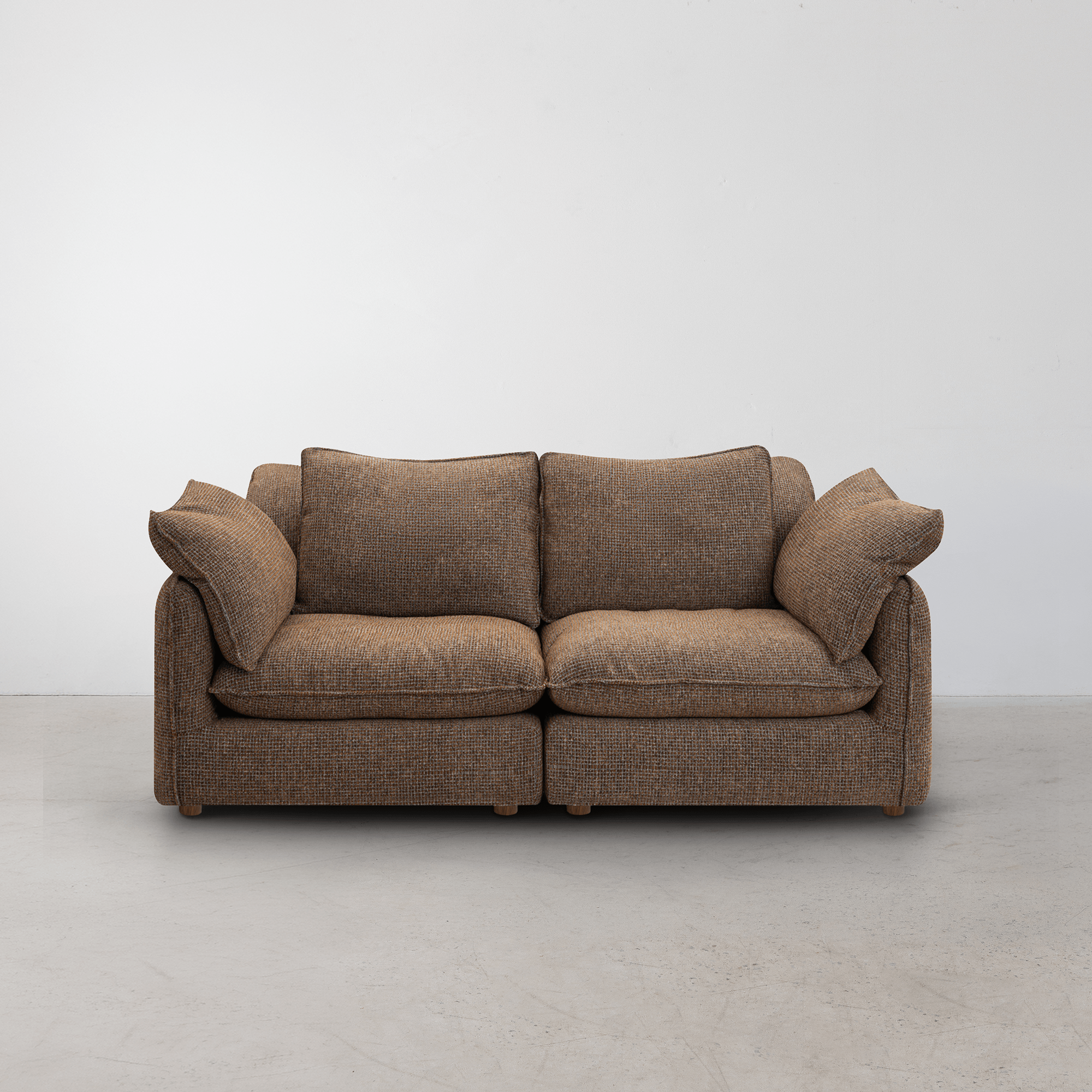 Kumo 2 Piece Modular Sofa - Chocolate