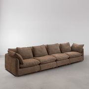 Kumo 4 Piece Modular Sofa - Chocolate