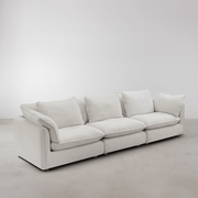 Kumo 3 Piece Modular Sofa - Cream