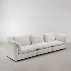 Kumo 3 Piece Modular Sofa - Cream