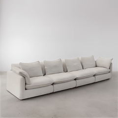 Kumo 4 Piece Modular Sofa - Cream