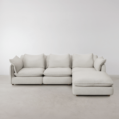 Kumo 4 Piece Modular Sofa (Ottoman) - Cream