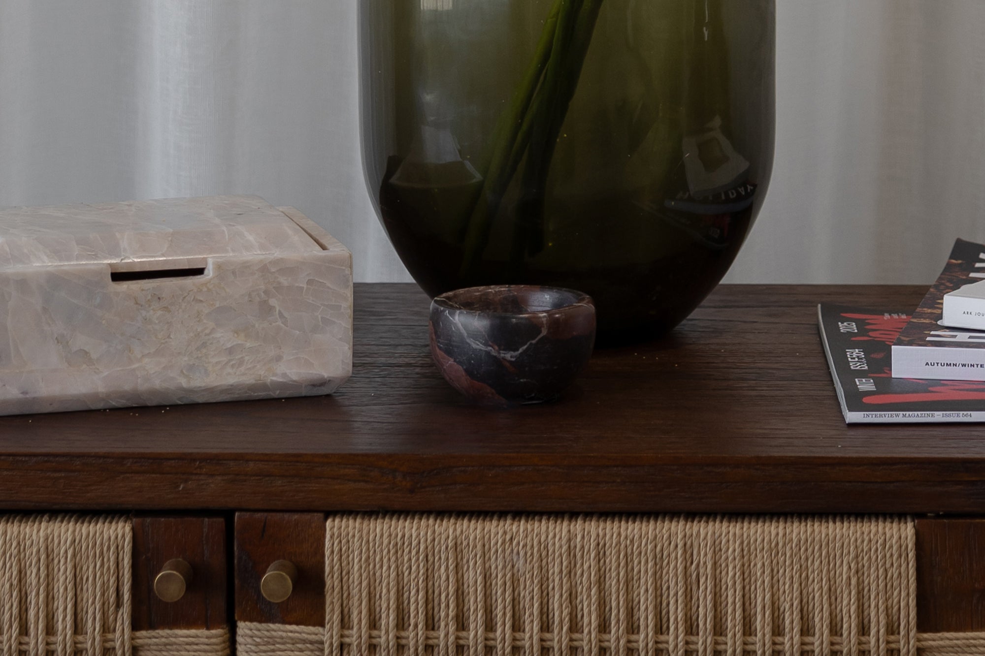 Marble Bowl - Red Levanto