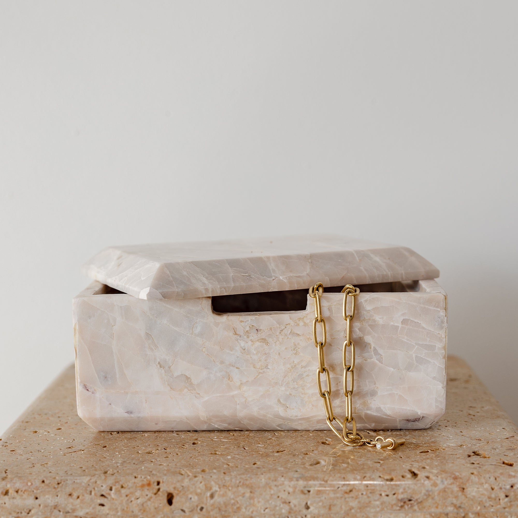 Marble Box - Pink Onyx