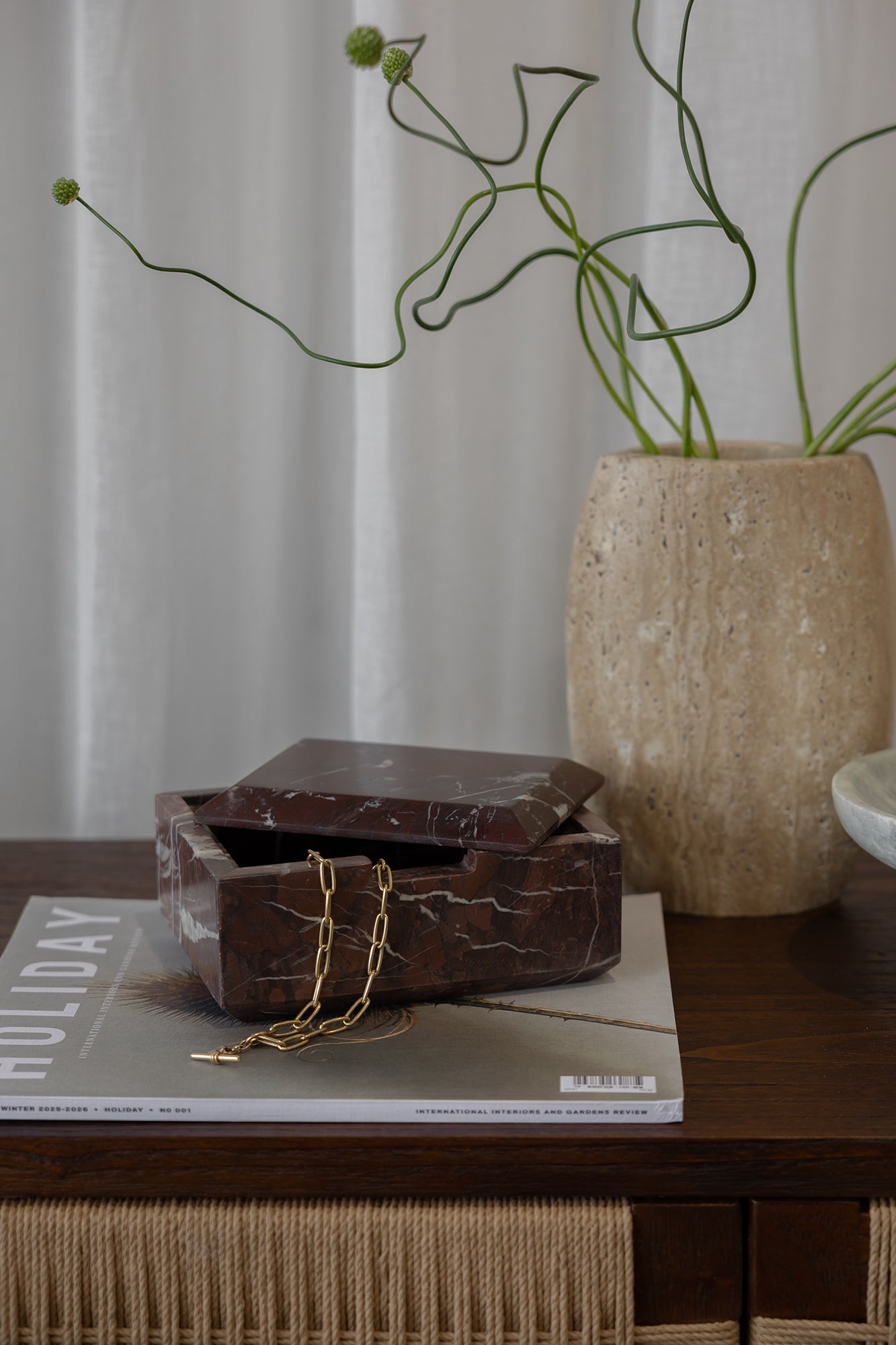 Marble Box - Red Levanto