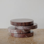 Marble Coaster - Red Levanto