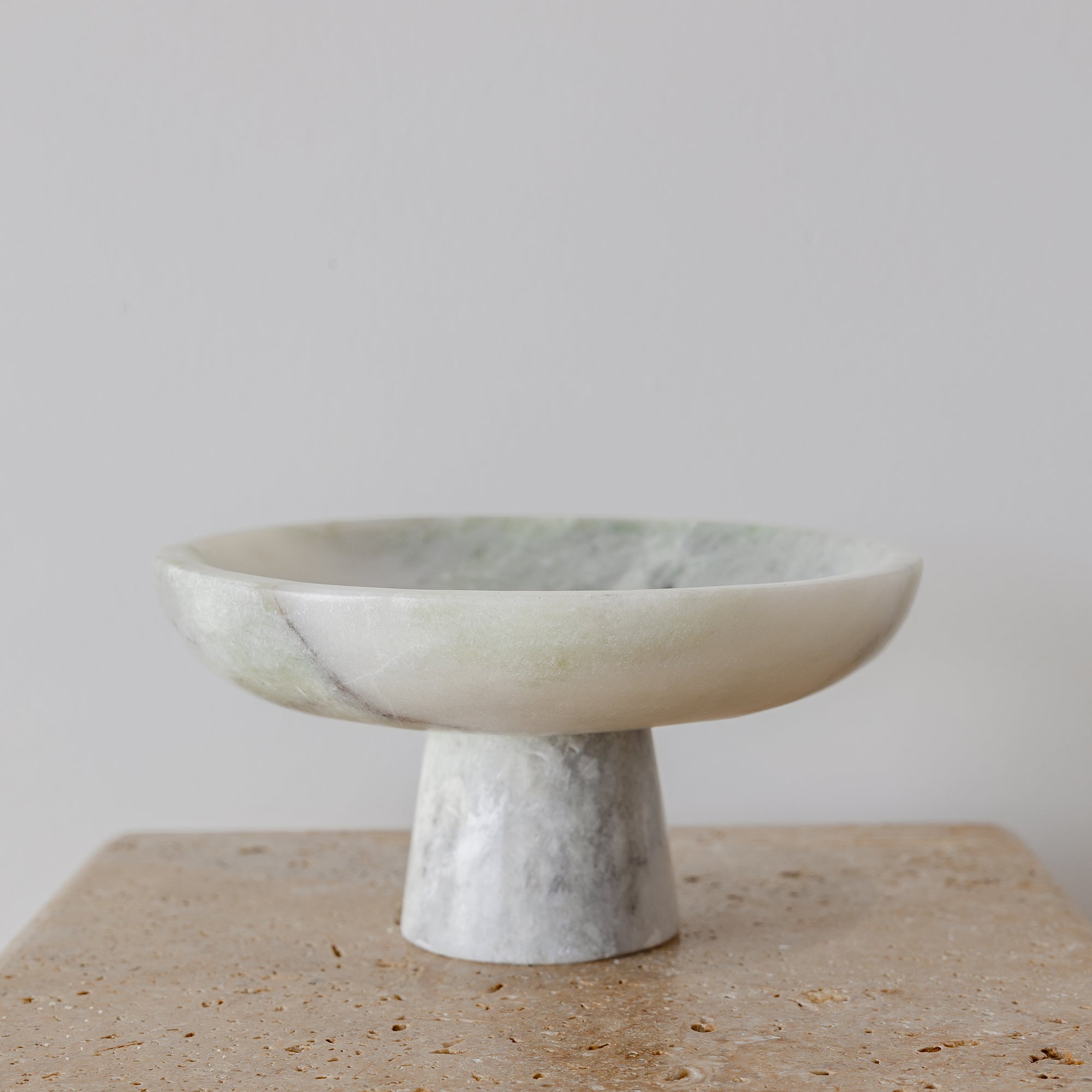 Footed Bowl - Onyx Marble