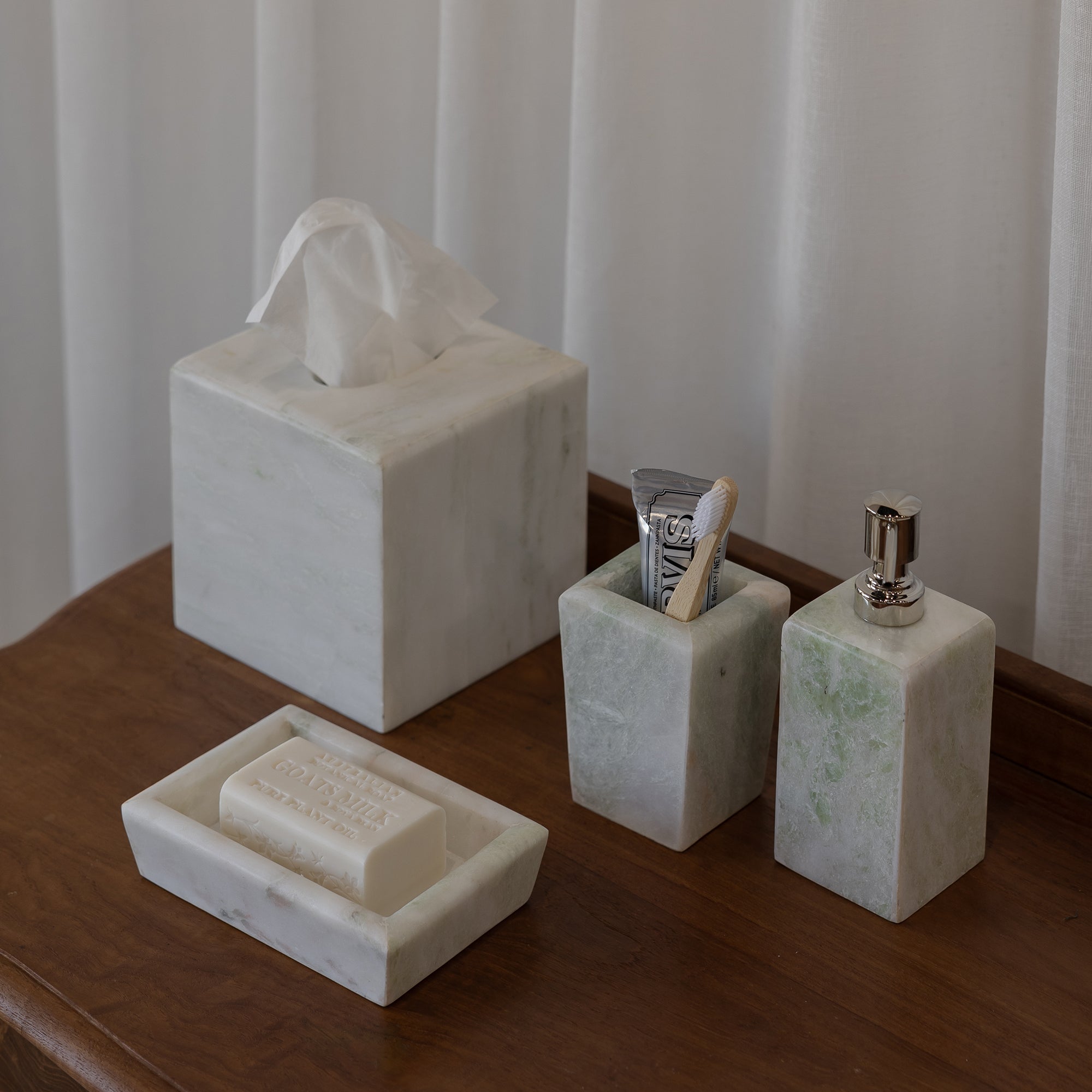 Tissue Box - Onyx Marble