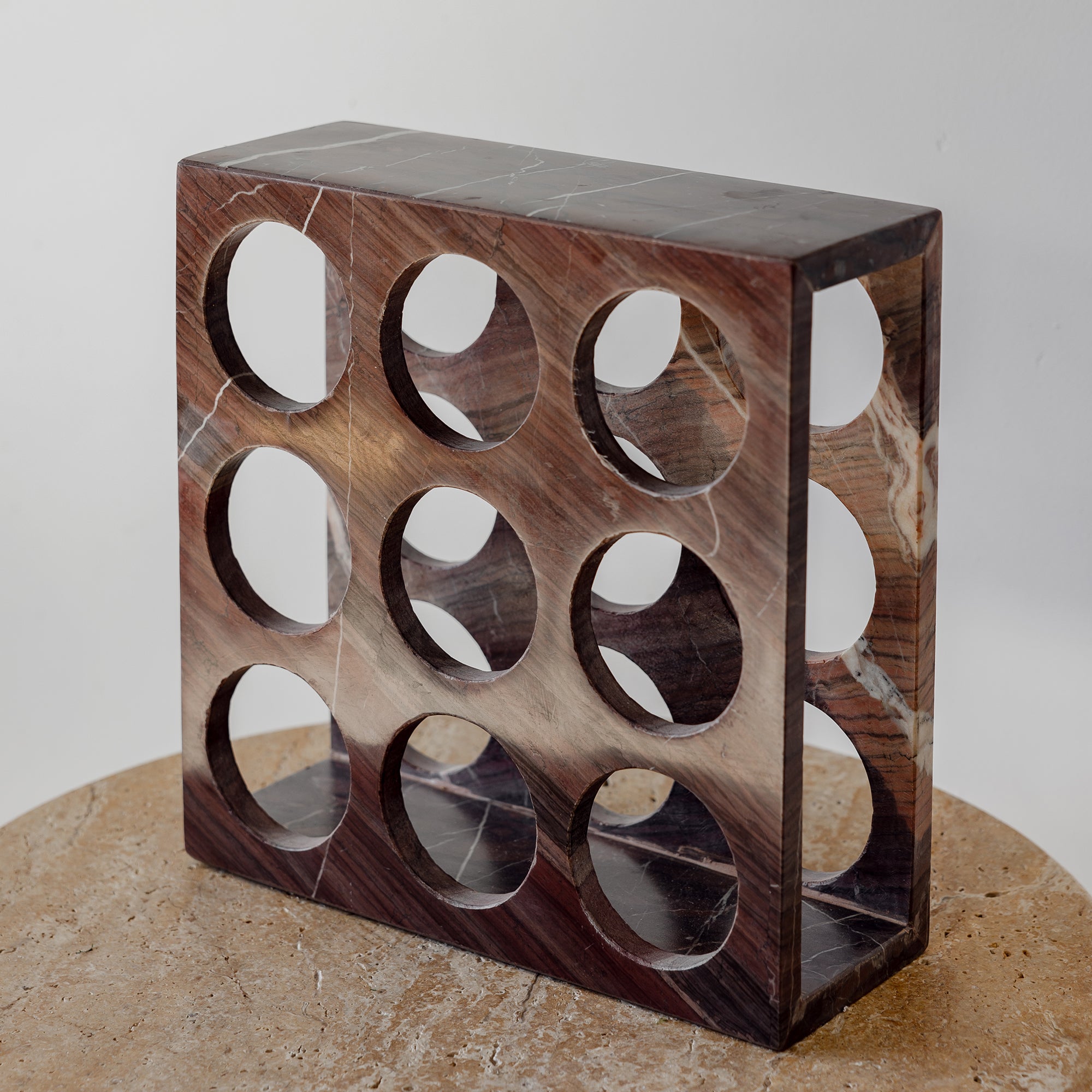 Marble Wine Rack - Red Levanto