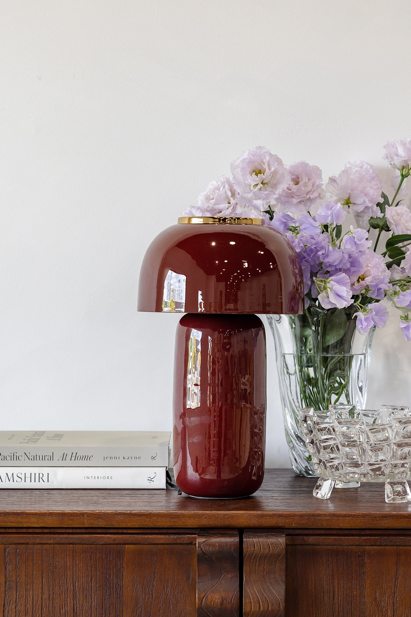 Noemie Lamp - Merlot