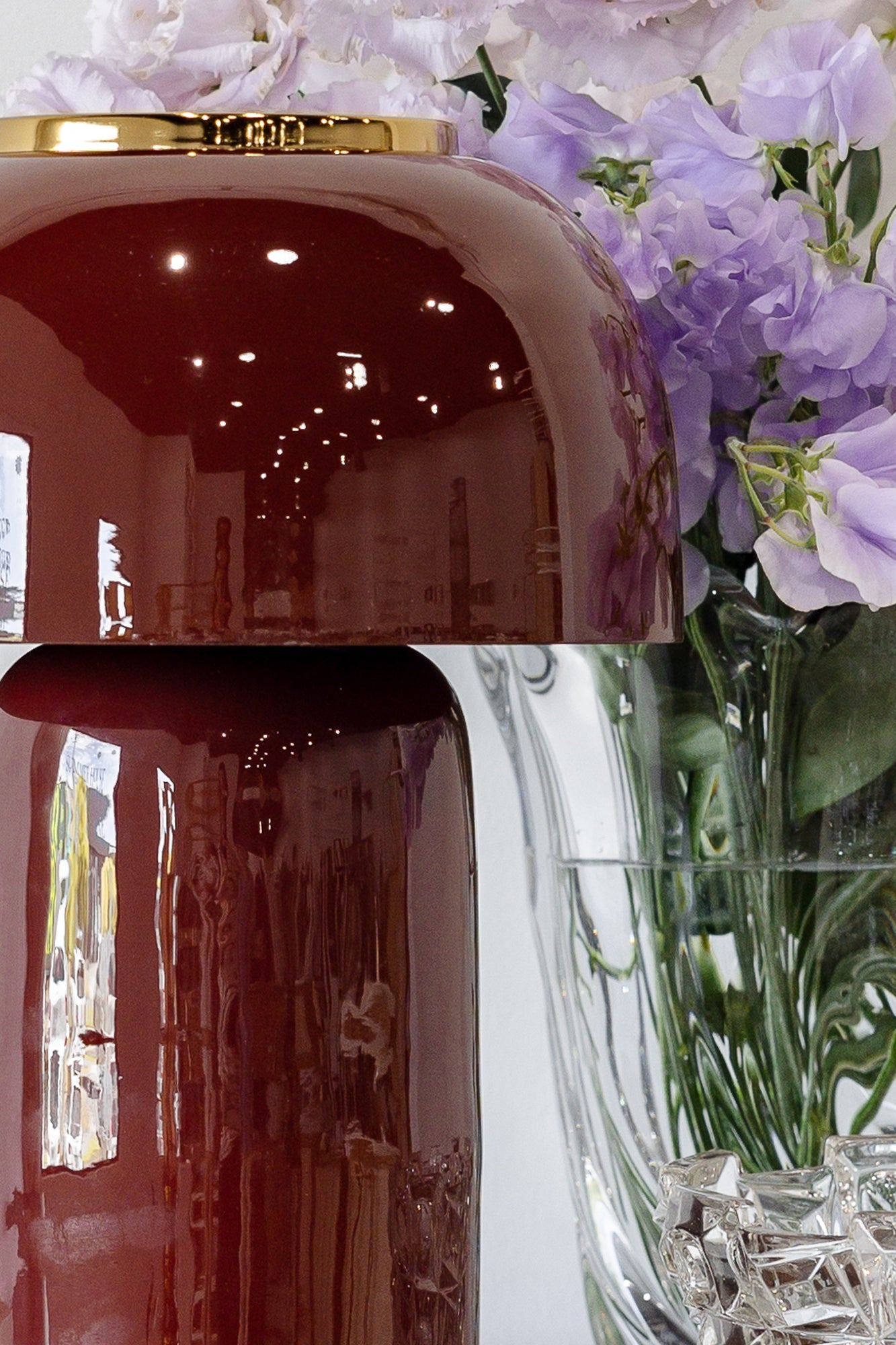 Noemie Lamp - Merlot